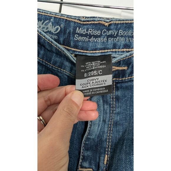 Mossimo Mid Rise Curvy Bootcut Jeans NEW! - Picture 6 of 8